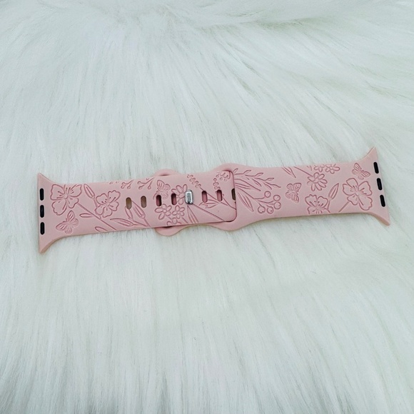 New Baby Pink Watch Band For Apple Watch Series  38mm / 40mm / 41mm - Picture 4 of 6